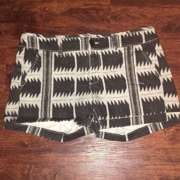 New American Eagle Midi Stretch Print Shorts 4 - Picture 1 of 5